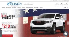 Desktop Screenshot of colemanautos.com